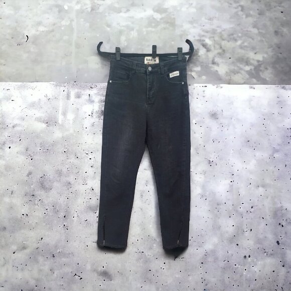 Darimi Jeans Womens Size L  jeans have a straight-leg cut with stylish slits - Picture 9 of 12